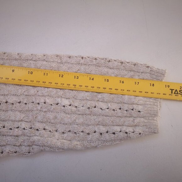 Venezia Ladies Beige Straight Fit Size 22/24 V-neck Tunic / Sweater - Picture 8 of 10